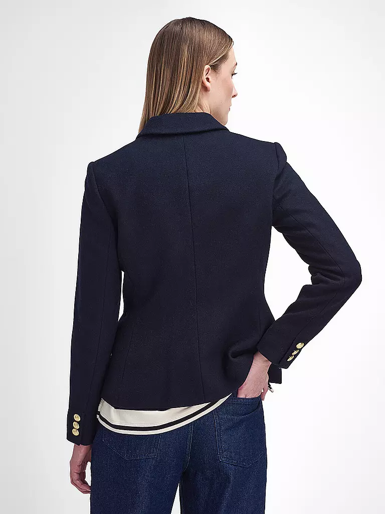 BARBOUR Wollblazer DARLY MILITARY  dunkelblau