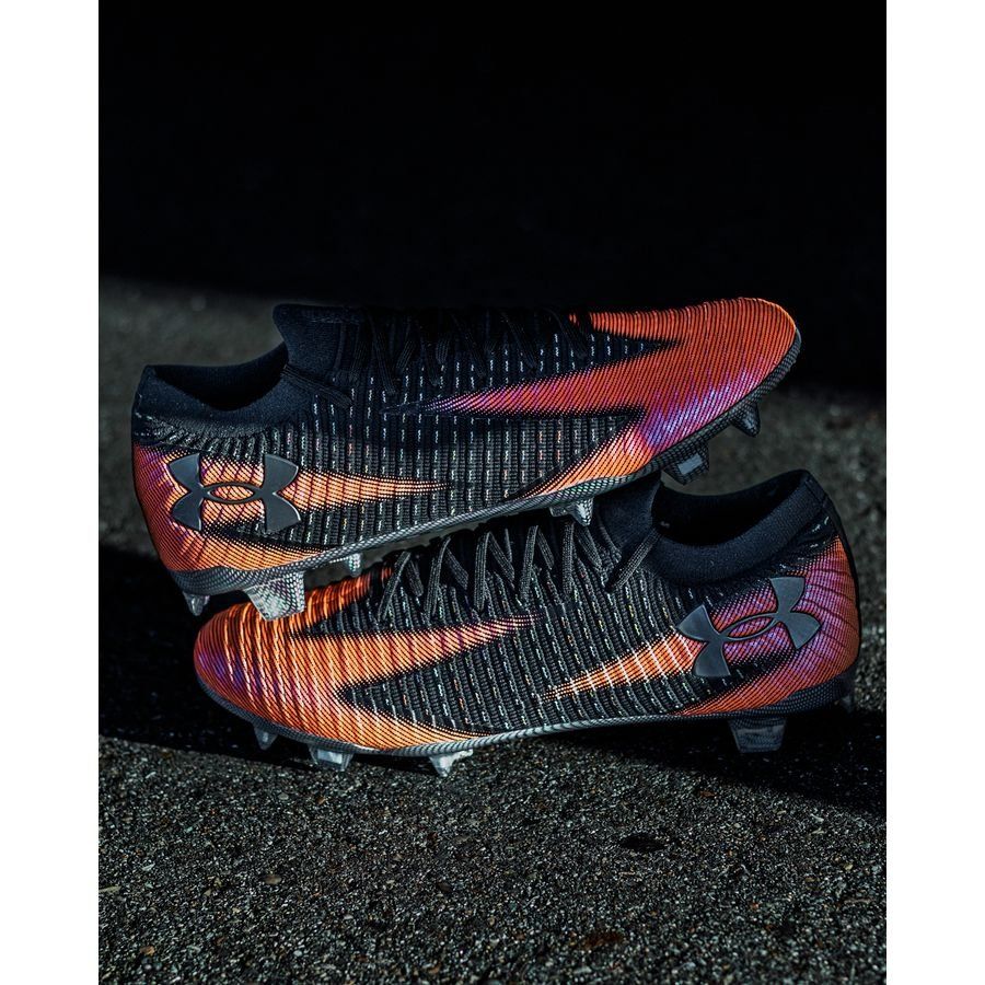 Under Armour Shadow Elite 3.0 FG - Noir/Ares Red/Metallic Gun Metal