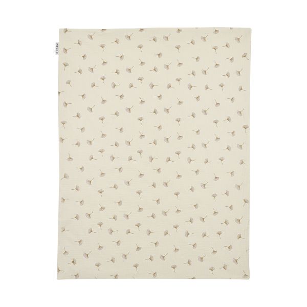 Meyco Baby Gingko Wiegdeken - 75 x 100 cm - Pre-Washed hydrofiel - Soft Sand