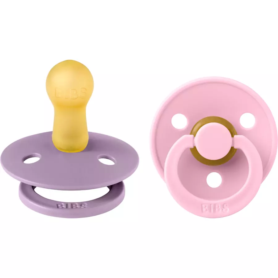BIBS® Schnuller Colour LavenderBaby Pink 6-18 Monate, 2 Stk.