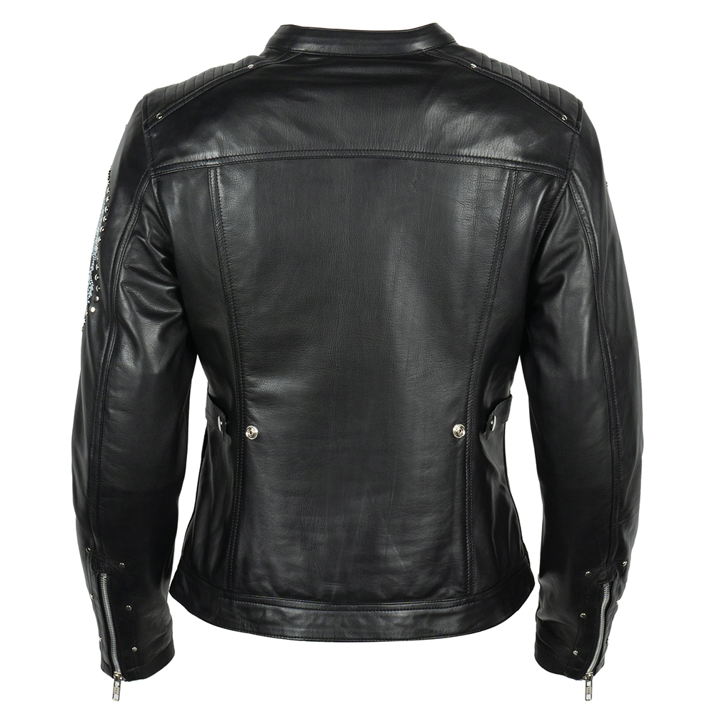 Helstons - Blouson femme Cher Cuir Soft Noir