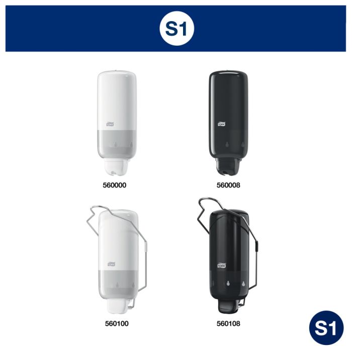 Tork 420401 6st Handzeep S1 Industrieel 1000ml voor S1/S11 zeepdispensers geurloos (420401)