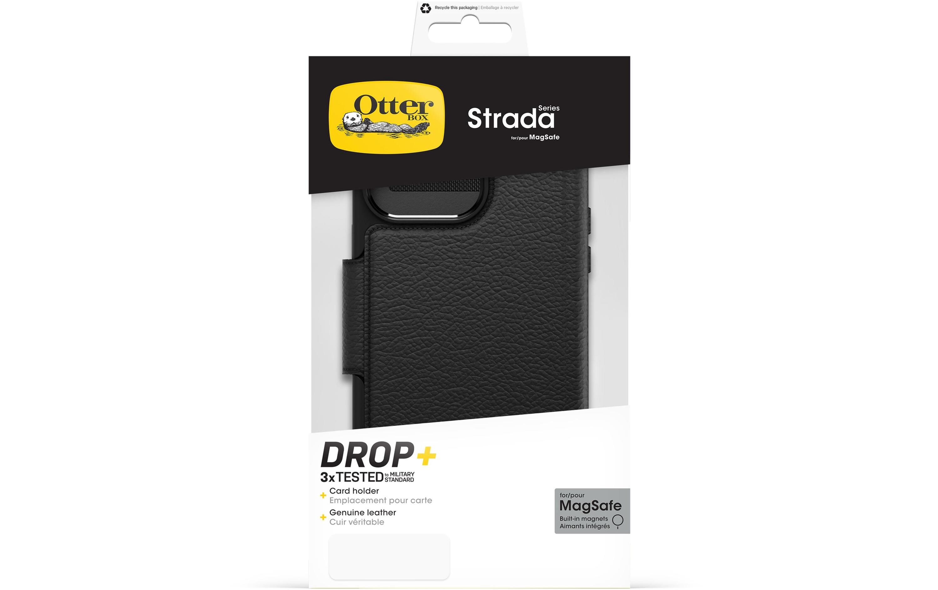 Book Cover Strada iPhone 15 Pro Max SchwarzSchutzhülle für das Apple iPhone 15 Pro Max