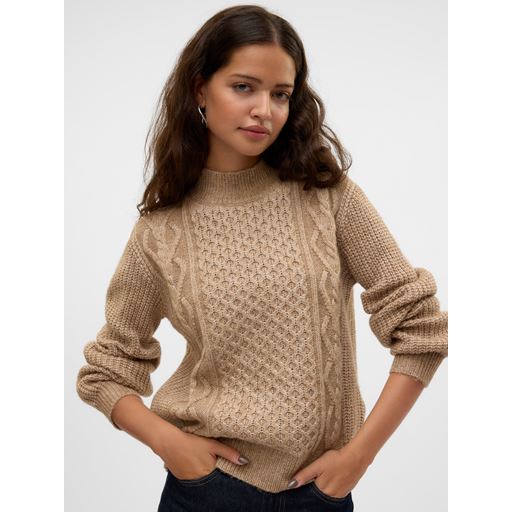 Vero Moda Universe Striktrøje, Silver Mink, M
