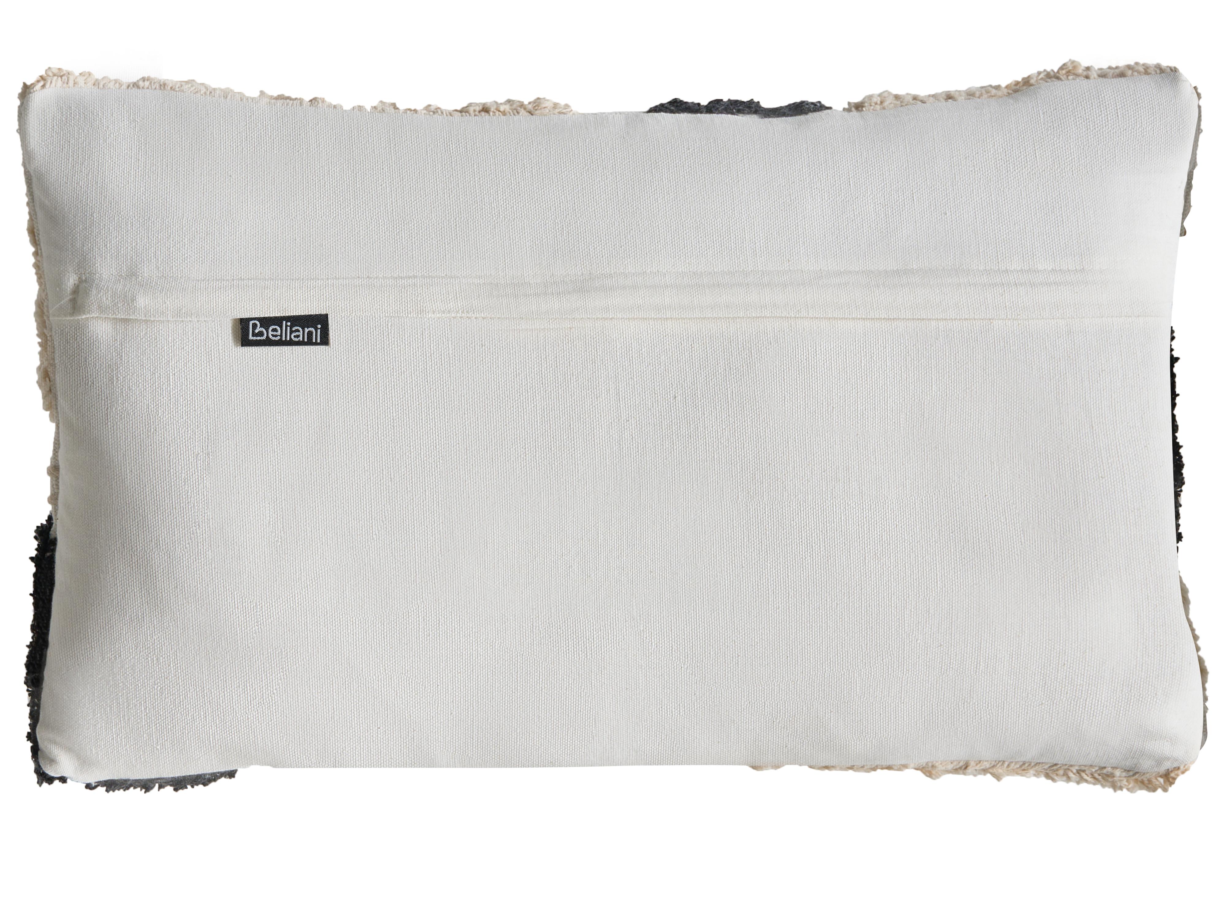Set van 3 sierkussens ALSTONIA Katoen 30 x 50 cm 45 x 45 cm Zwart abstract patroon