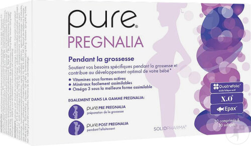 Pure Pregnalia Complément Alimentaire Pendant La Grossesse 30 Comprimés + 30 Gélules