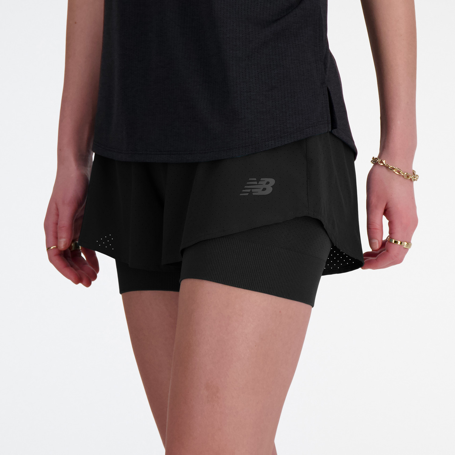 New Balance RC 2-in-1 3'' Short Dames