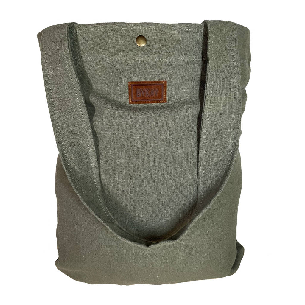 Mom Bag luiertas Linnen Hunter Green