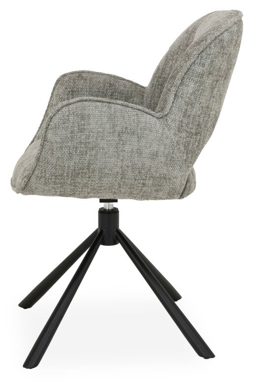 Eetkamerstoel Haga 9 Silver Isola B63 x D64 x H89 cm