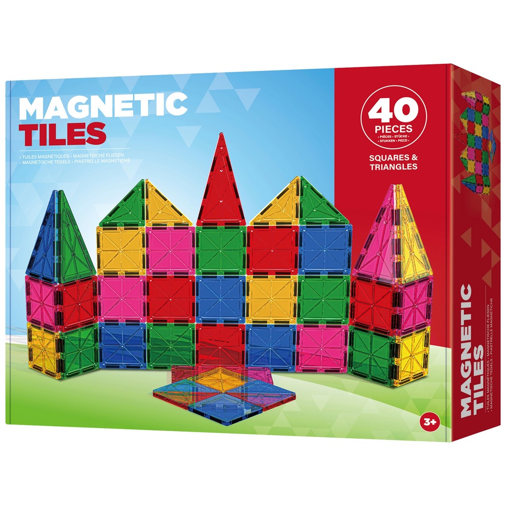 Magnetbausteine, 40-teiliges Bauset