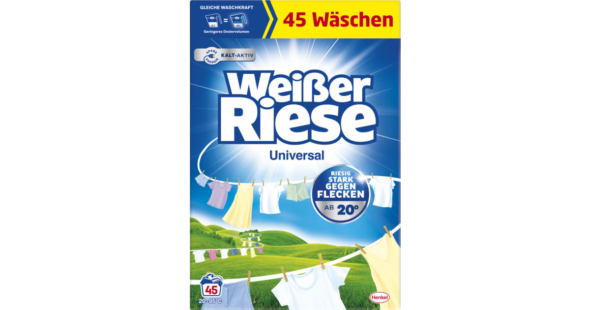 Weißer Riese Universal 45 Waschgänge