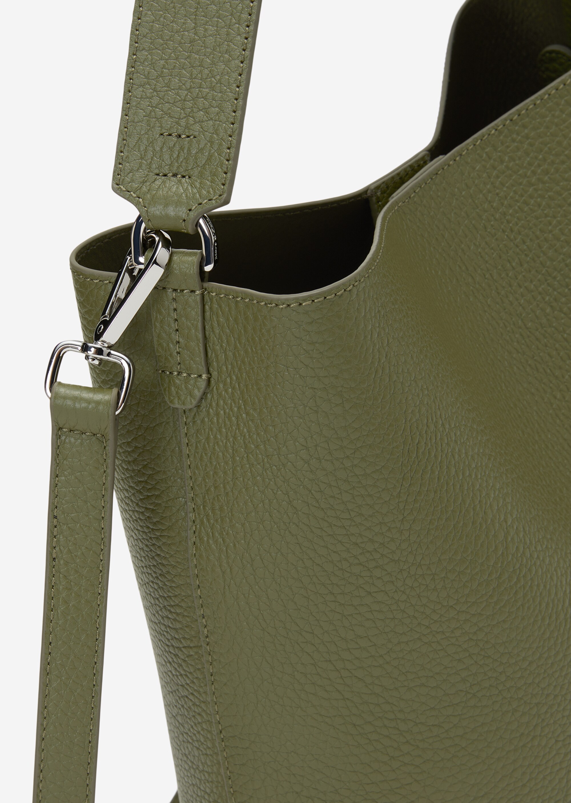 Hobo Bag medium aus genarbtem Rindleder