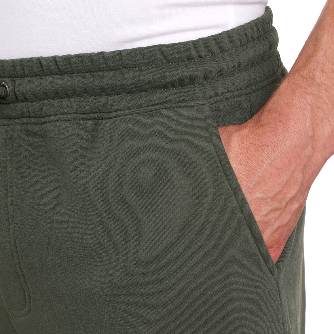 VanVaan Herren Jogginghose in Unifarben dunkeloliv