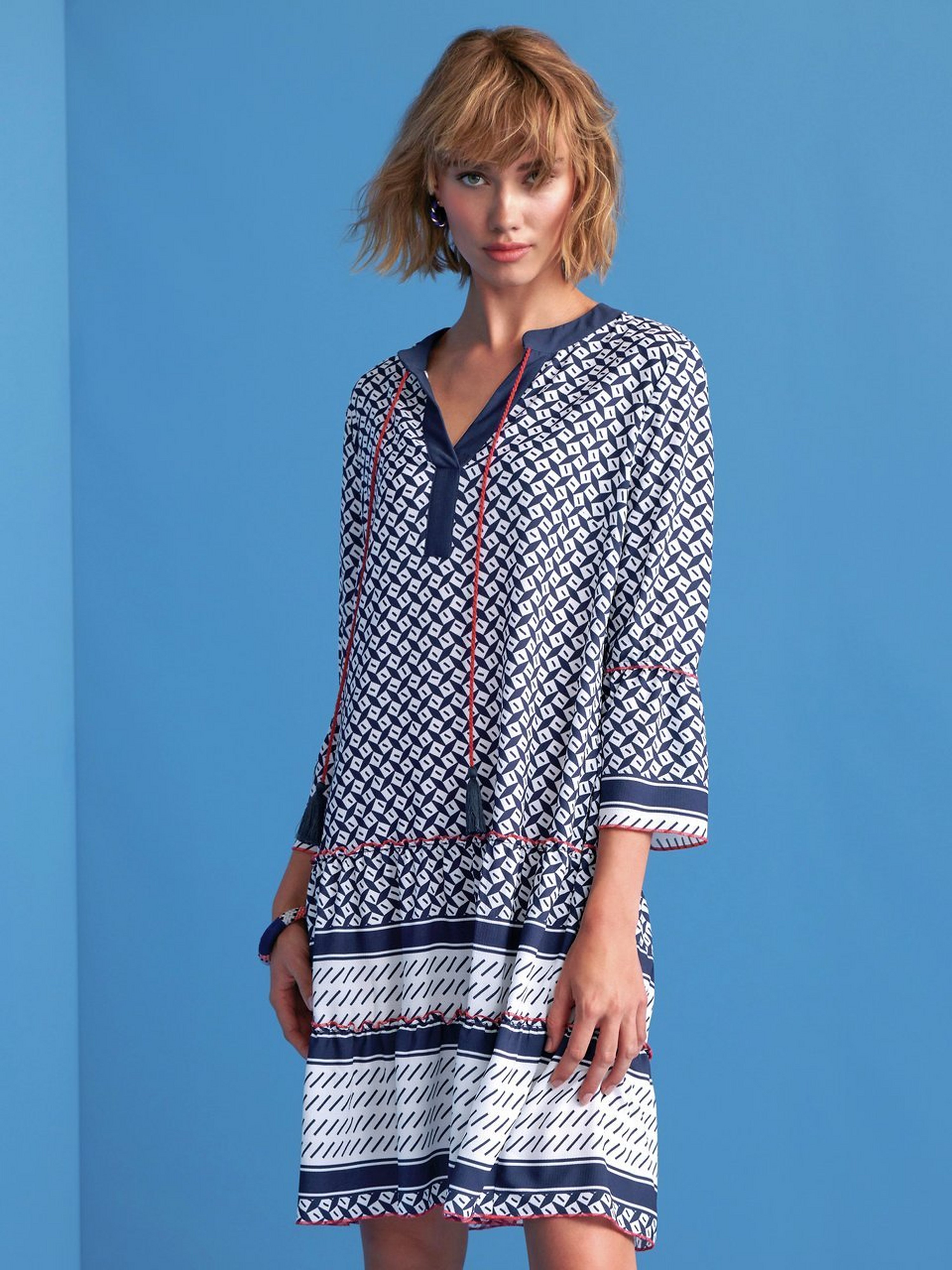 Kleid mit 3/4-Arm