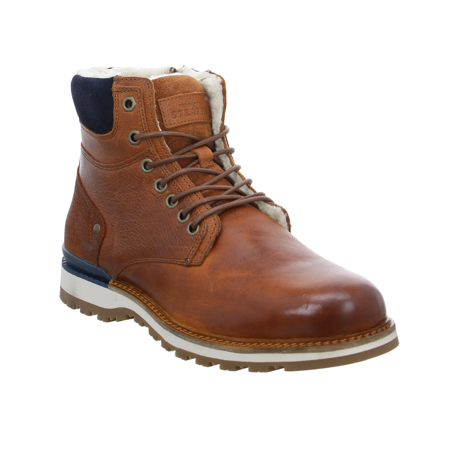 FERNANDO STRAPPA Winter-Boots Cognac Leder