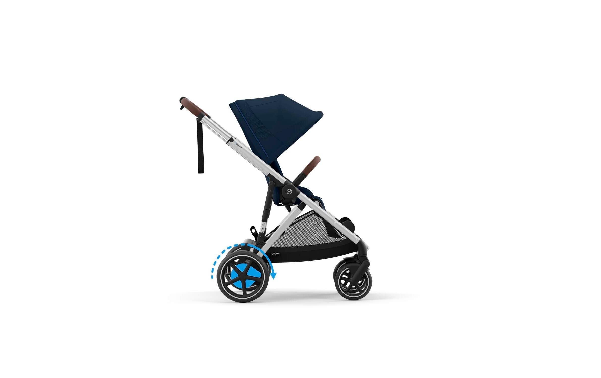 Kinderwagen eGazelle S Dunkelblau<br>Elektrischer Kinderwagen mit 20 Kombinationen