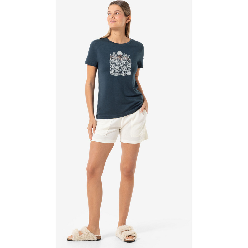 Super.Natural Damen Mount Flower Bio J T-Shirt