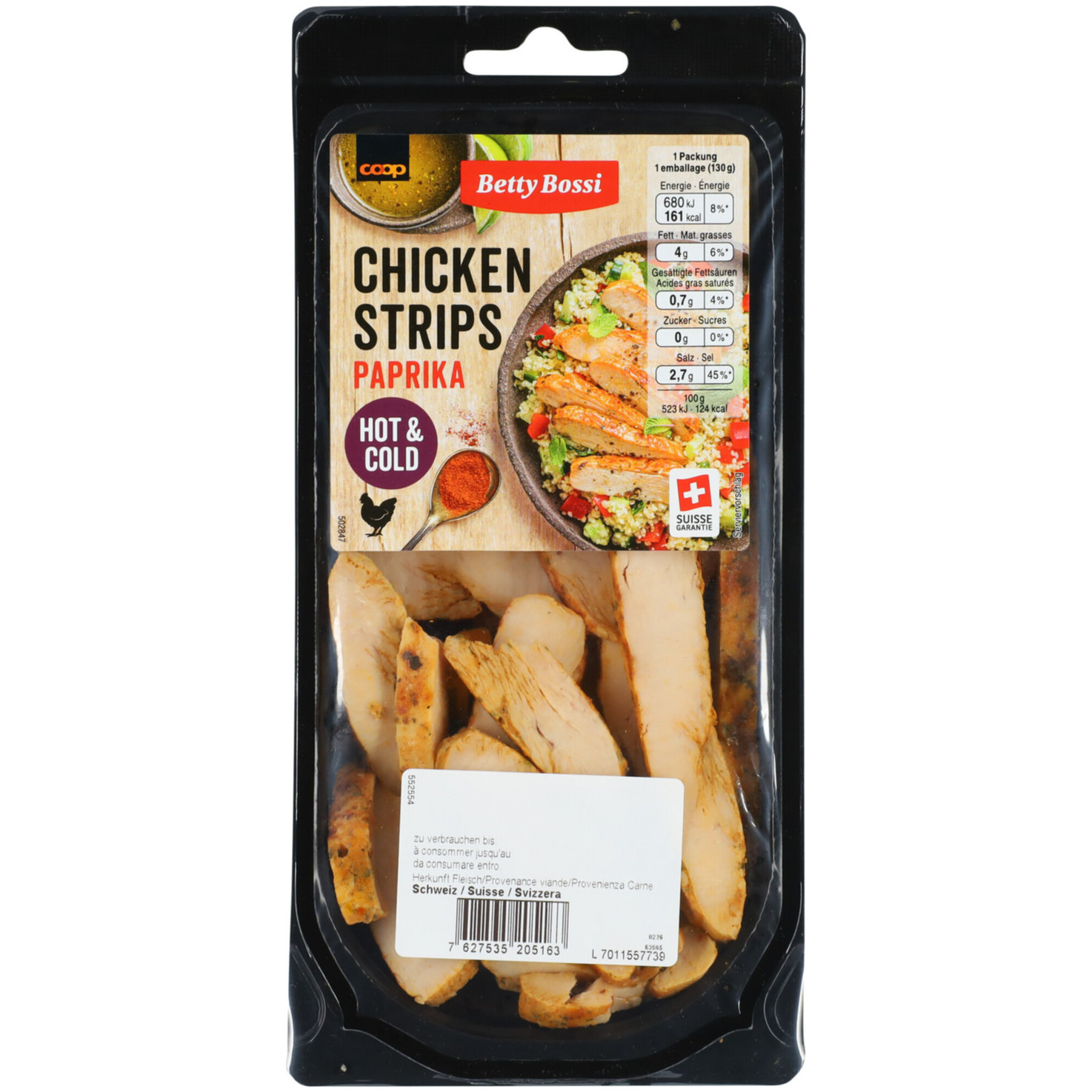 Betty Bossi Poulet Stripes Paprika