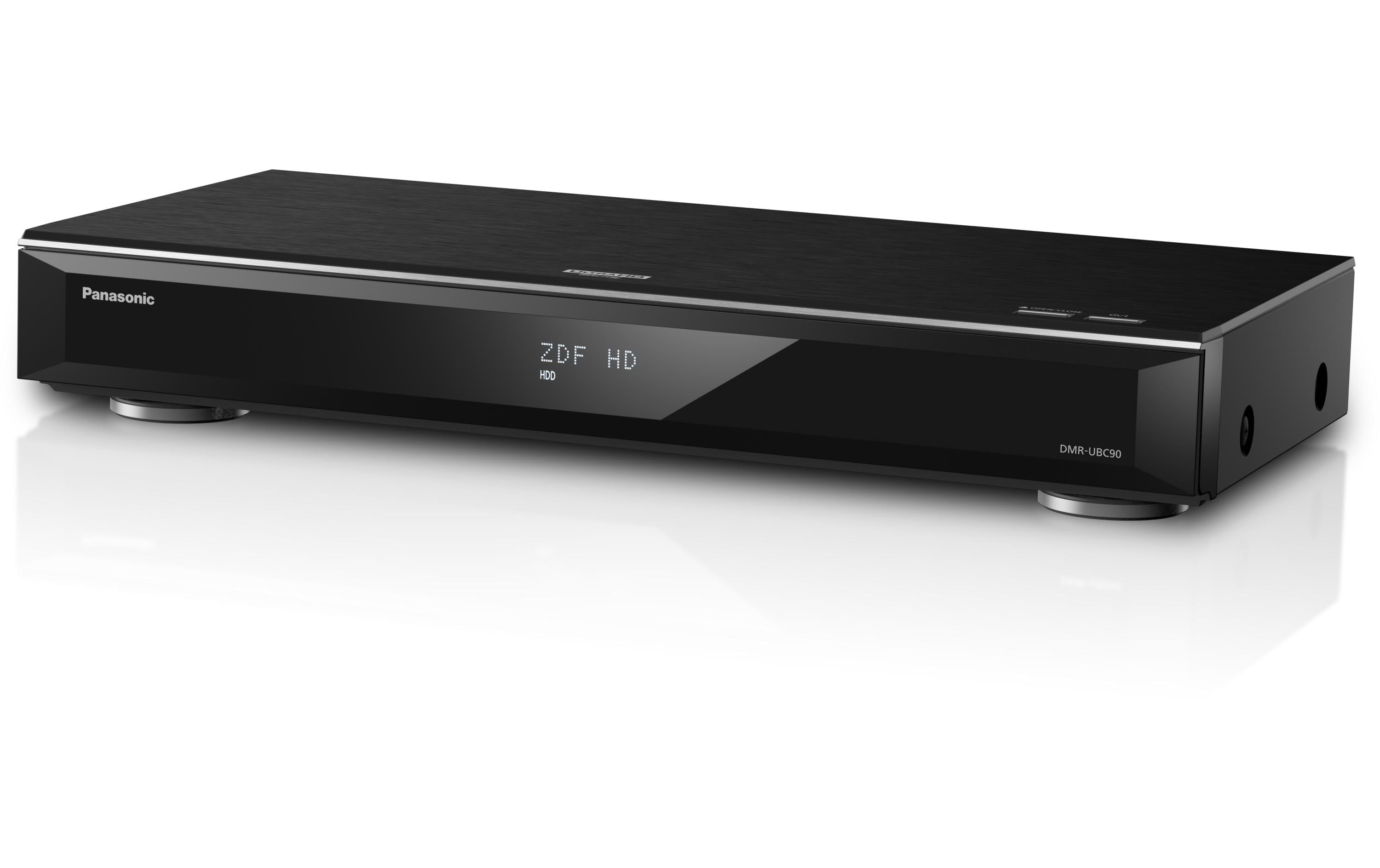 Blu-ray Recorder DMR-UBC90 Schwarz<br>Der Videorecorder für das UHD-Zeitalter