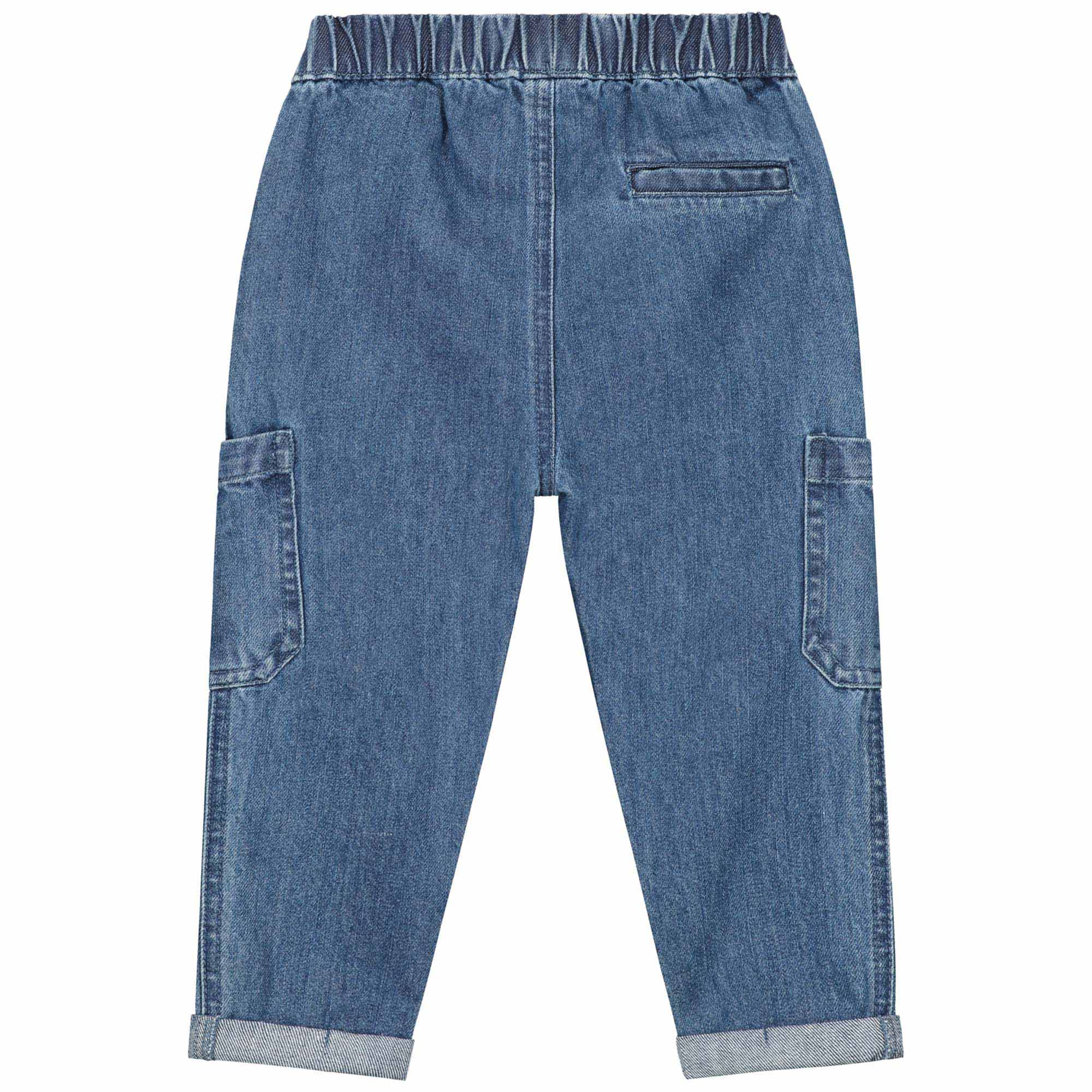 Prénatal peuter broek  effen denim