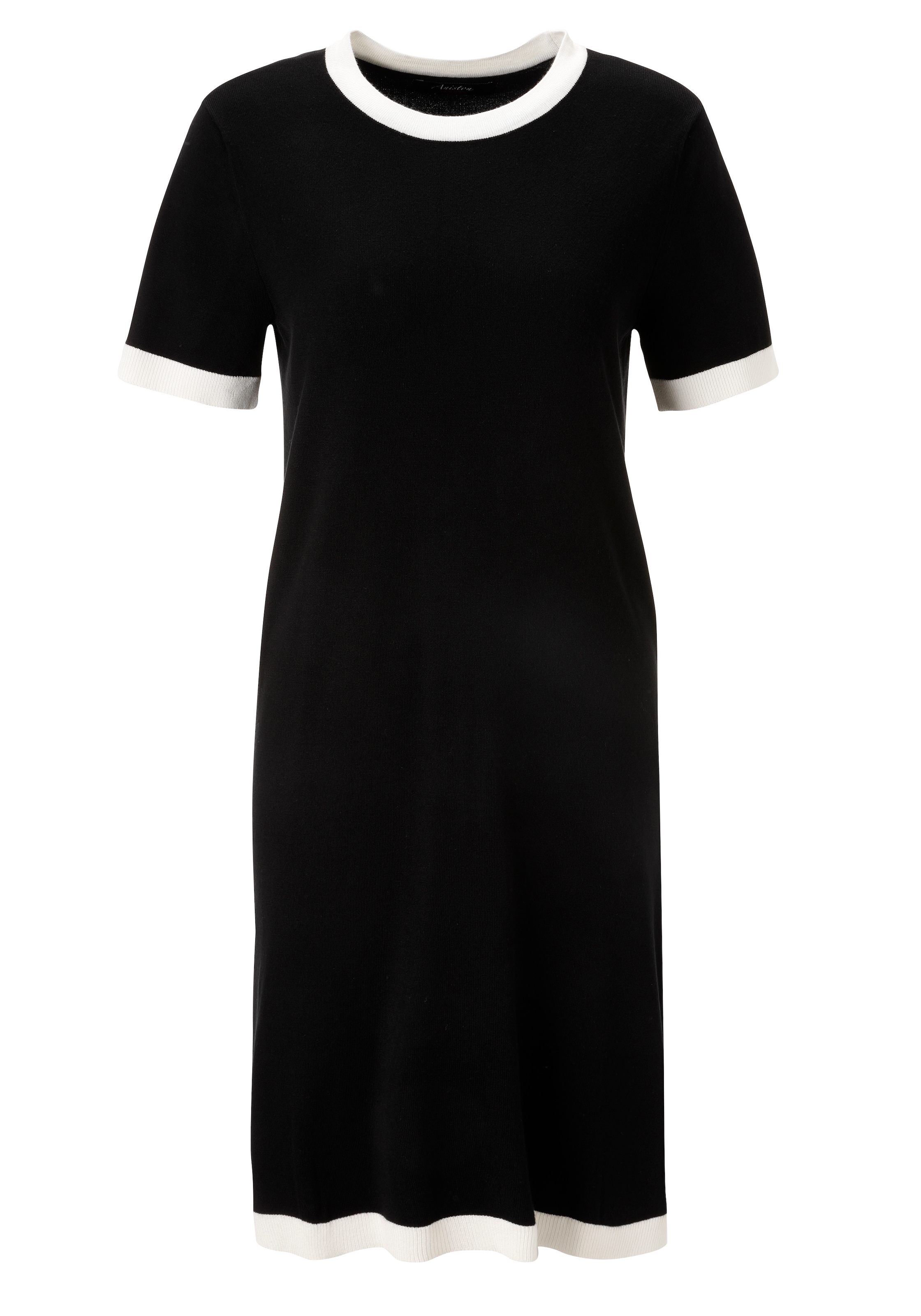 Aniston CASUAL Strickkleid mit kontrastfarbigen Ripp-Bündchen - NEUE KOLLEKTION