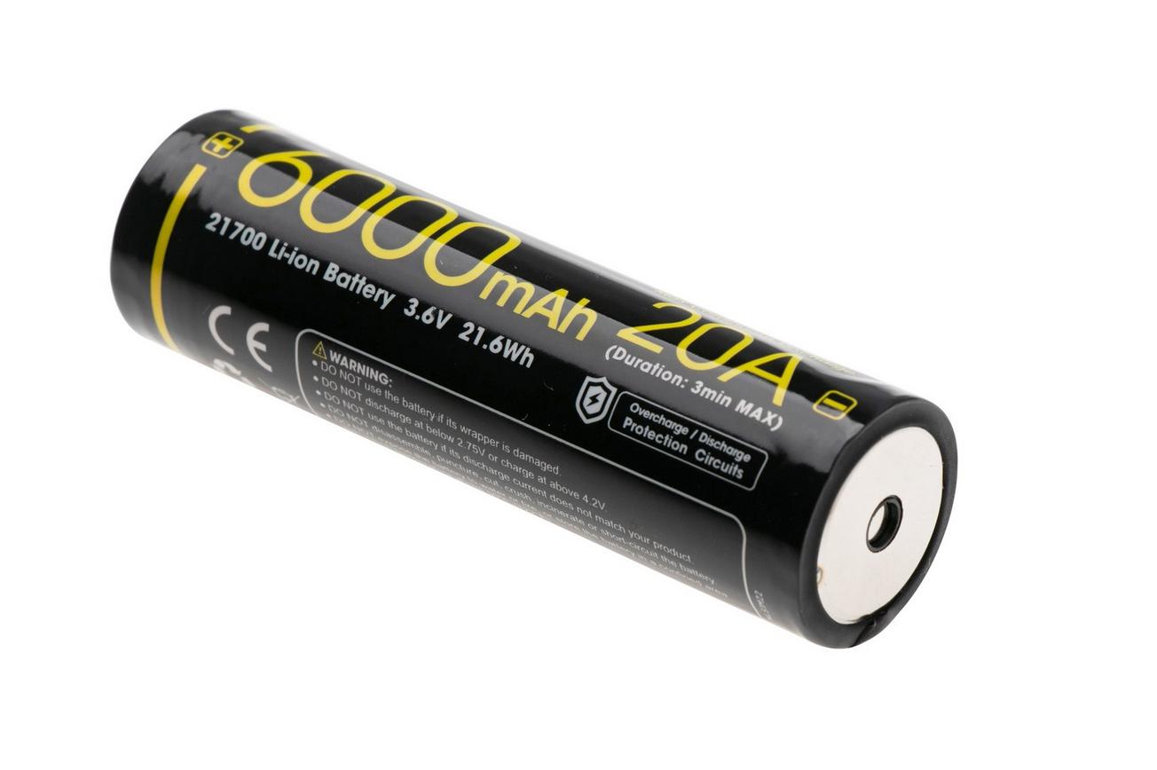 Nitecore NL2160HPi Dual Output, 21700 oplaadbare Li-ion accu, 6000 mAh