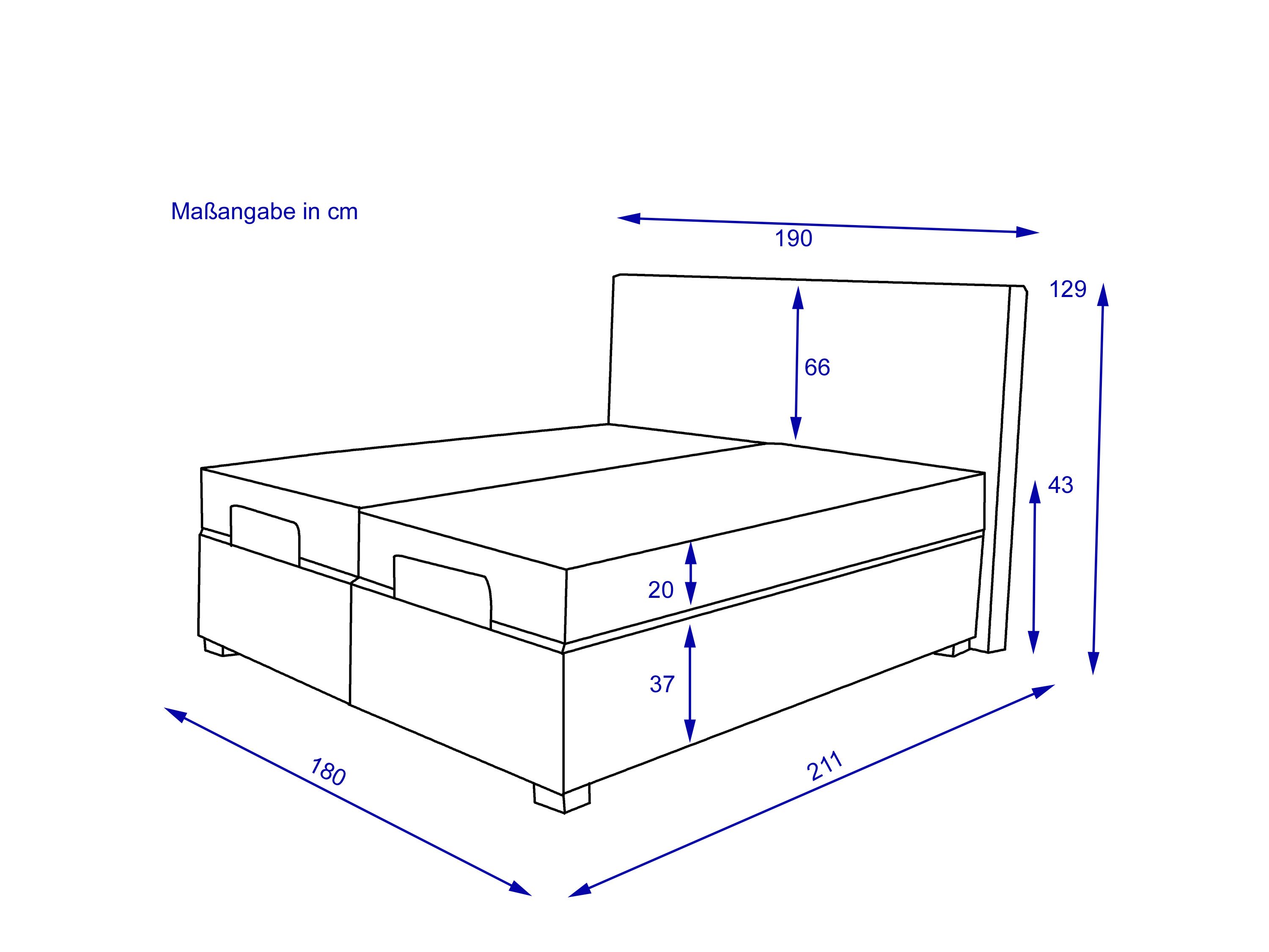 Boxspringbett Elastoform Ombra