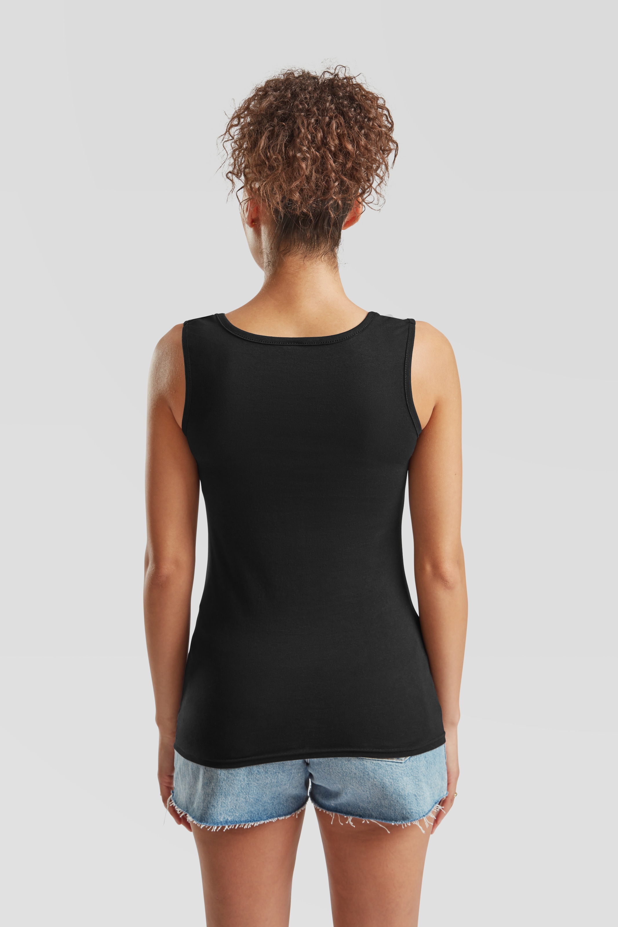 Fruit of the Loom Tanktop, 3 Stk. aus reiner Baumwolle, Rundhals