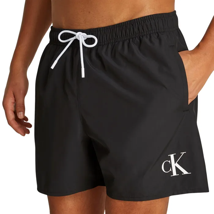 Calvin Klein Monogram Medium Drawstring Zwemshort Heren