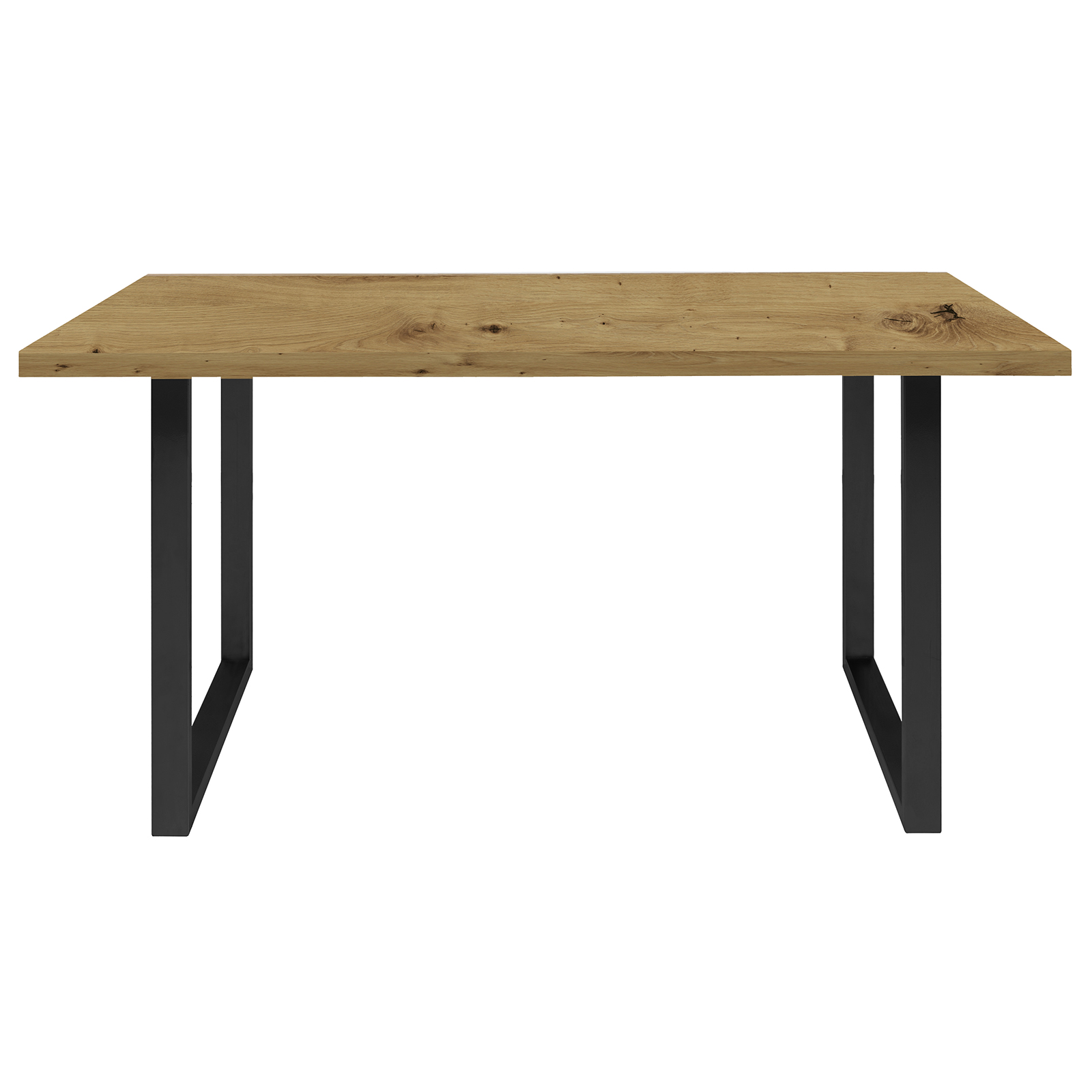 Esstisch - Artisan Eiche - schwarz - 140x90 cm