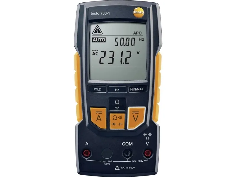testo 0590 7601 Hånd-multimeter digital CAT III 600 V, CAT IV 300 V Visning (counts): 4000