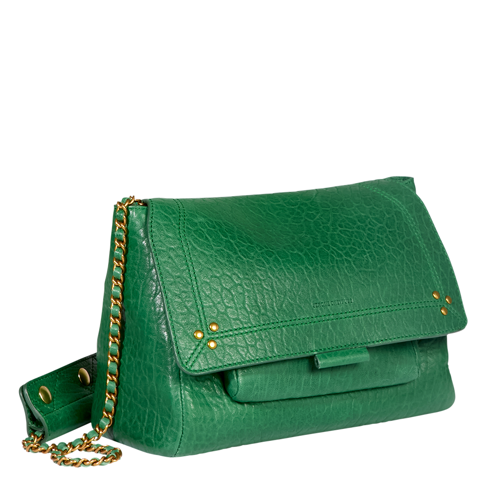 LULU M - Sac besace en cuir | Vert
