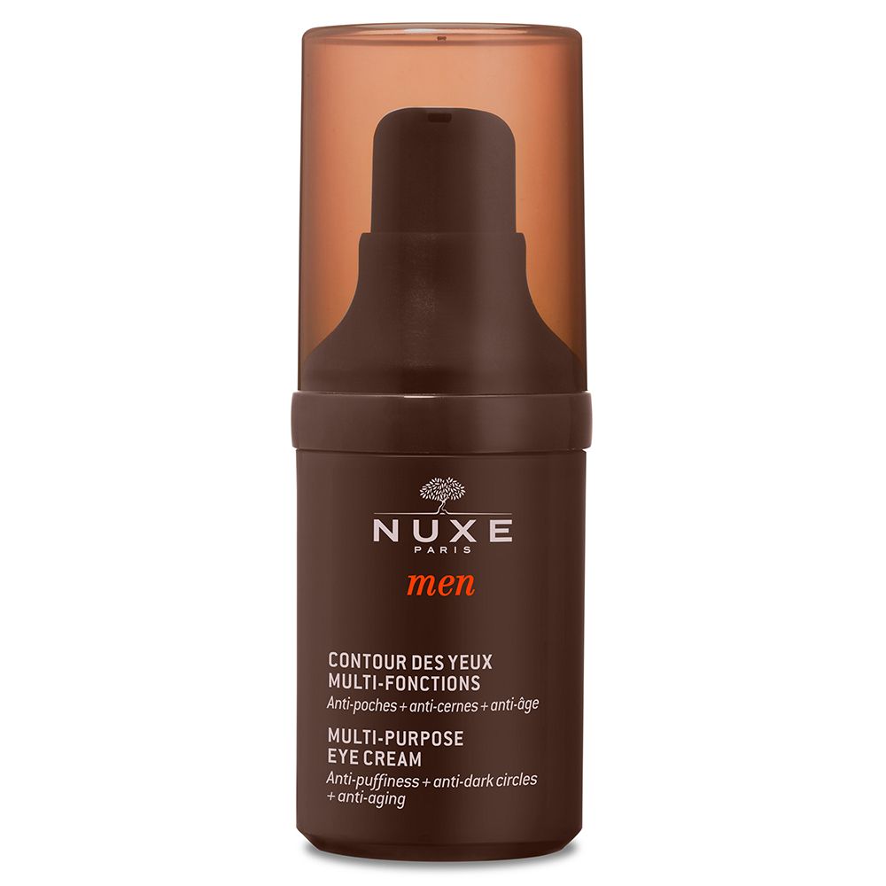 Nuxe Men abschwellende Augencreme mit Koffein gegen Tränensäcke, Augenringe und Falten