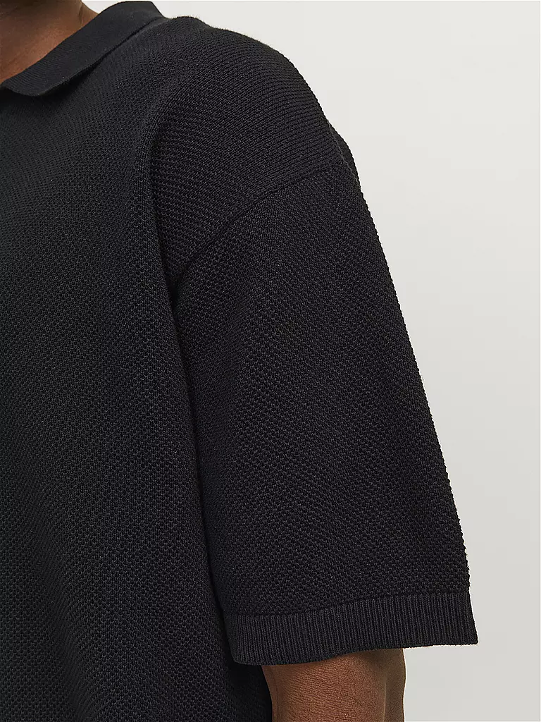 JACK & JONES Poloshirt JORLINEN schwarz