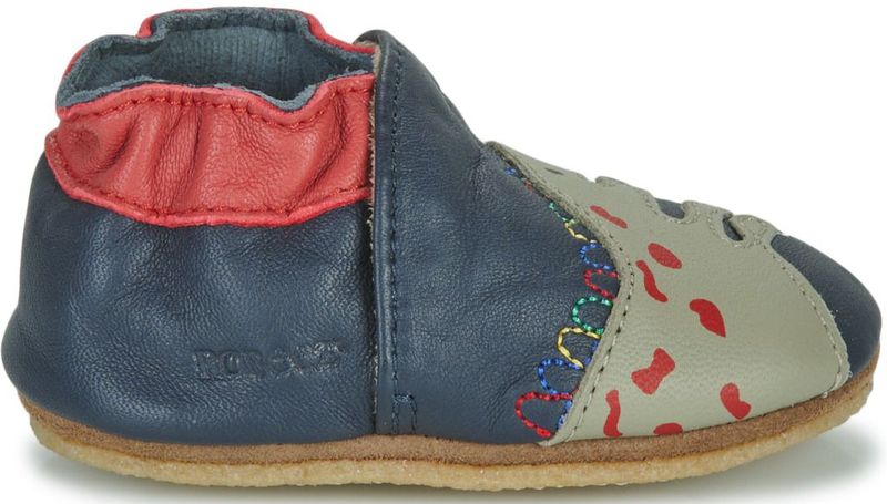 Robeez - Cretace Star - Pantoffels - Marineblauw - Plantaardig Gelooid Leer