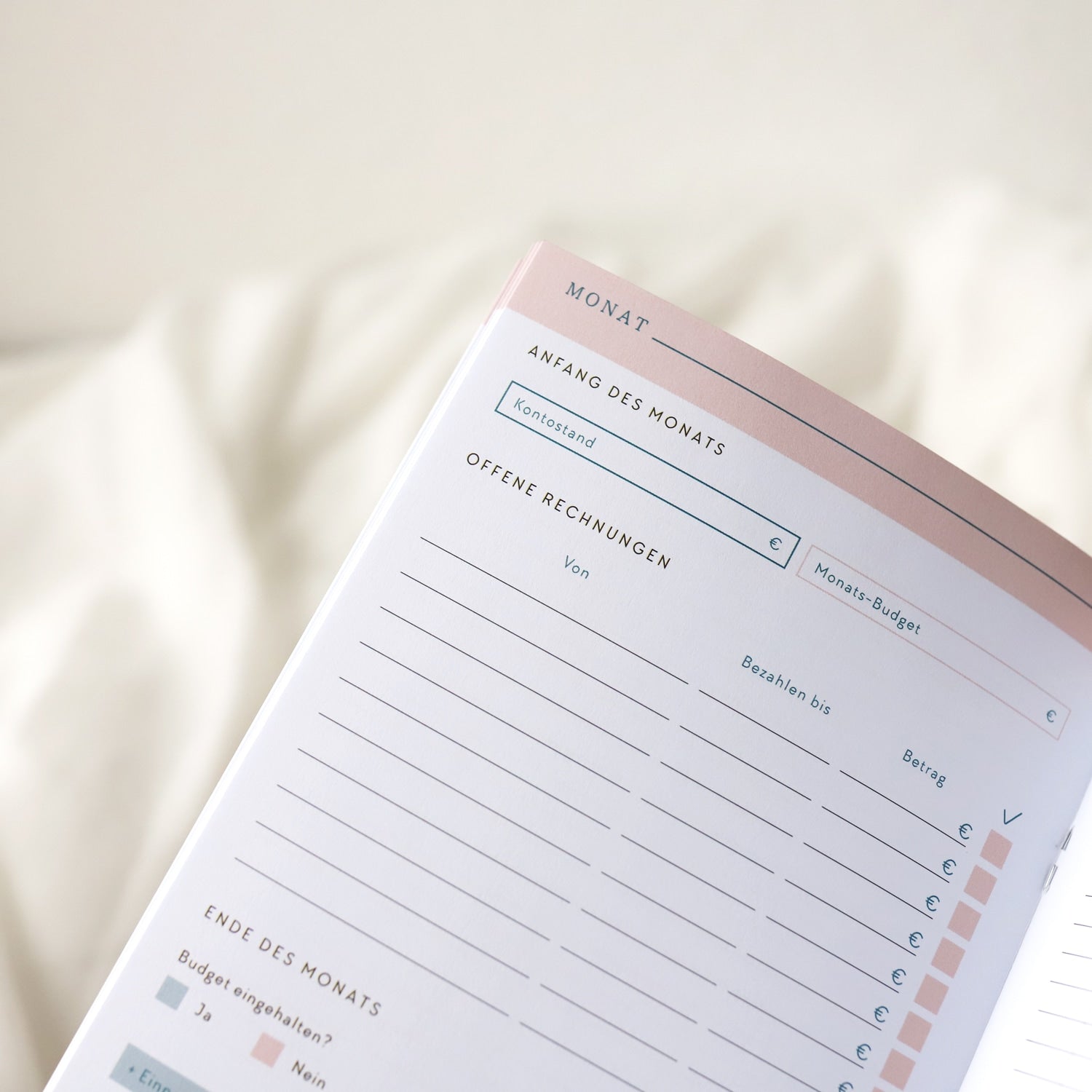 Heft „Finanzplaner