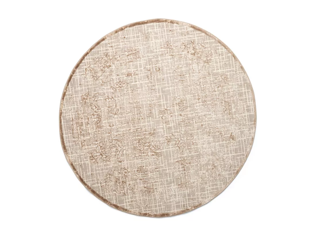 Tapis 185x185 beige Bern Shimmer