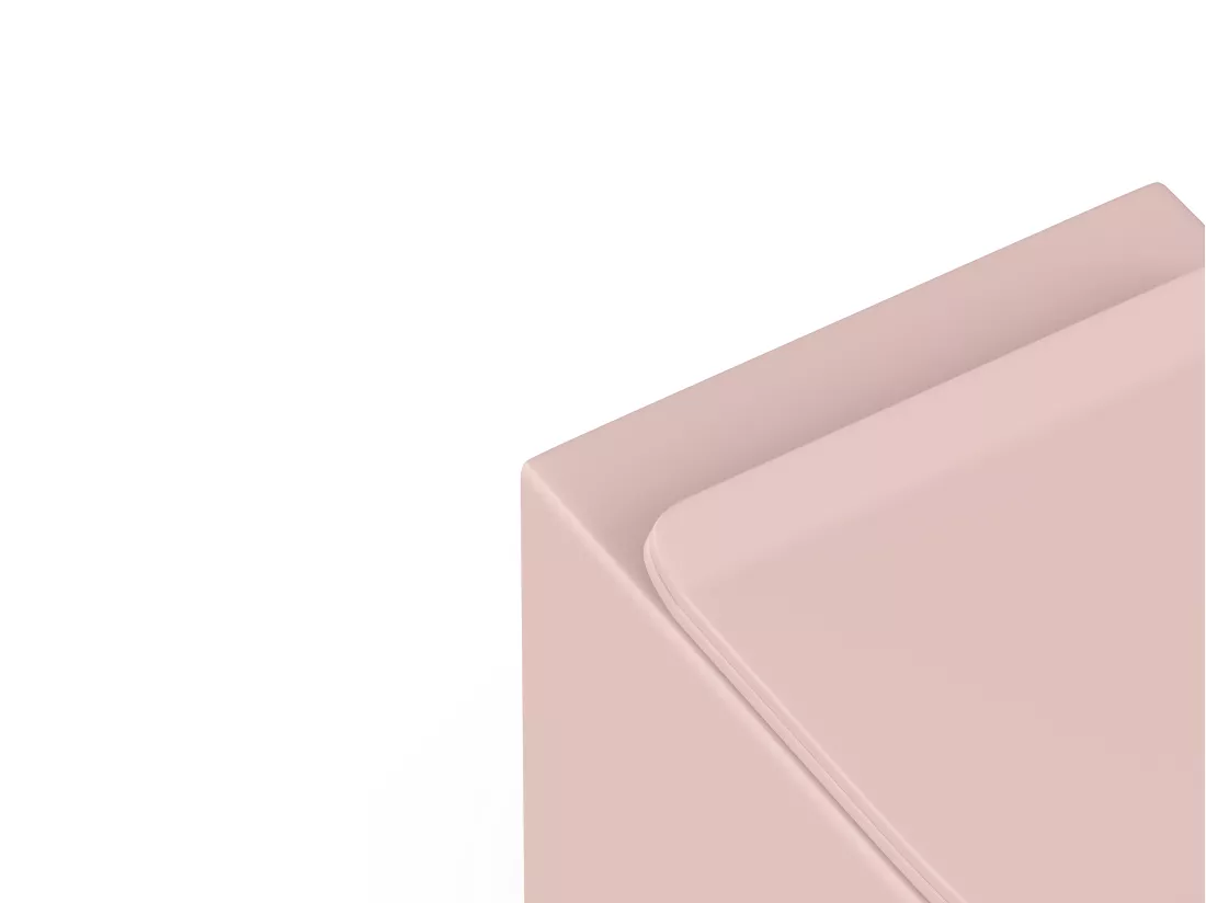 Pack WC suspendu rose mat avec bâti-support et plaque de déclenchement - JAVOINE