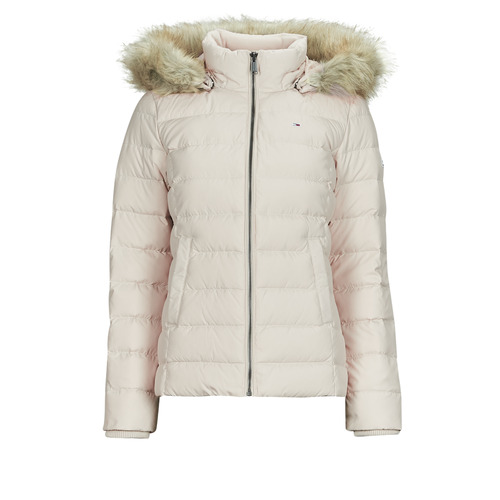 Tommy Jeans - TJW BASIC HOODED DOWN JACKET - Beige