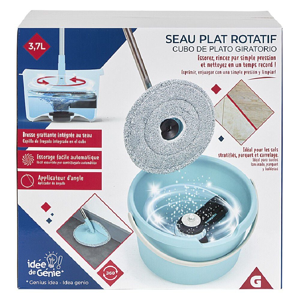 Balai mop seau essoreur rotatif 360°
