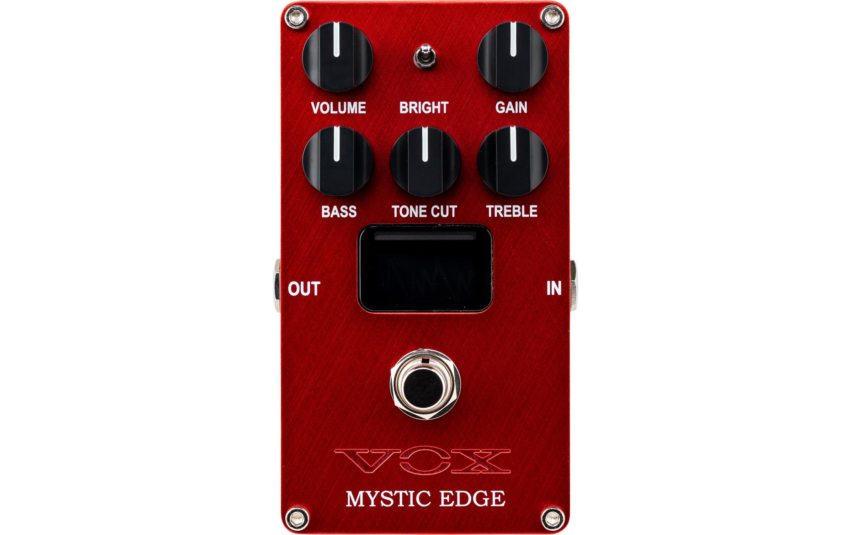 Pedal Mystic Edge<br>Nachahmung von Klangeigenschaften des legendären VOX AC30 Verstärkers