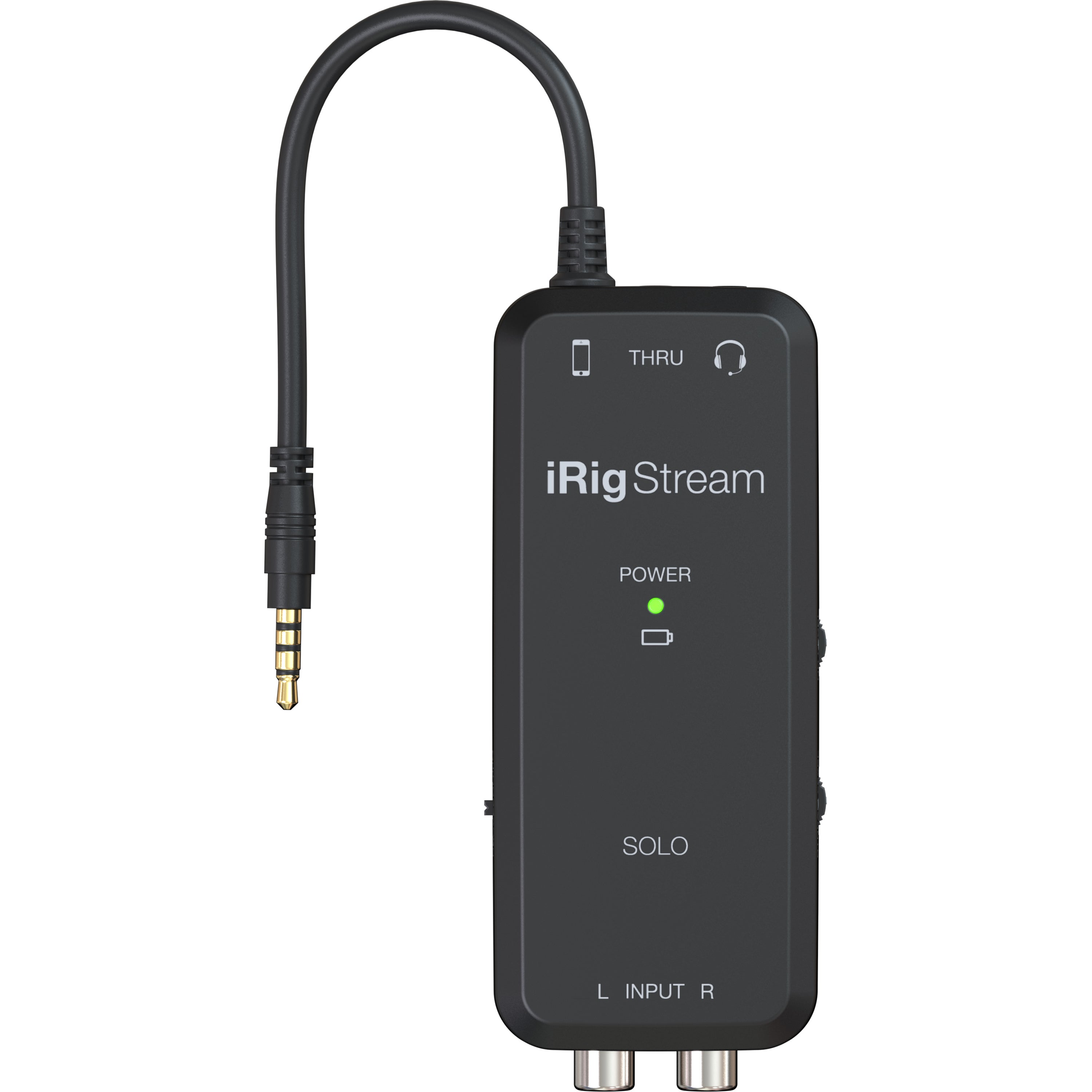 IK Multimedia iRig Stream Solo 3-in, mono-out streaming interface
