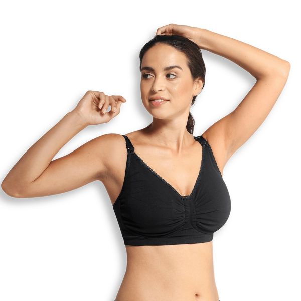 Carriwell Padded Gelbeugel Voedingsbh Zwart