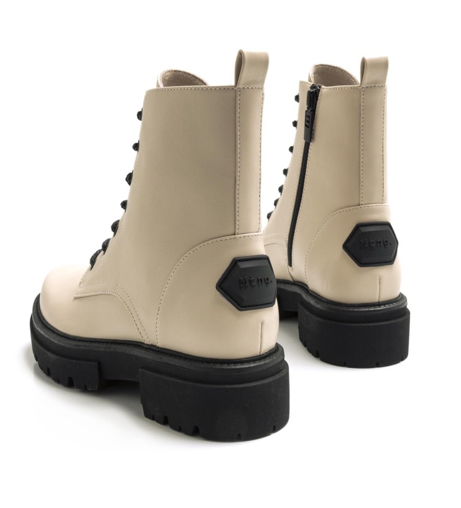 Botas Mustang Merc off-white