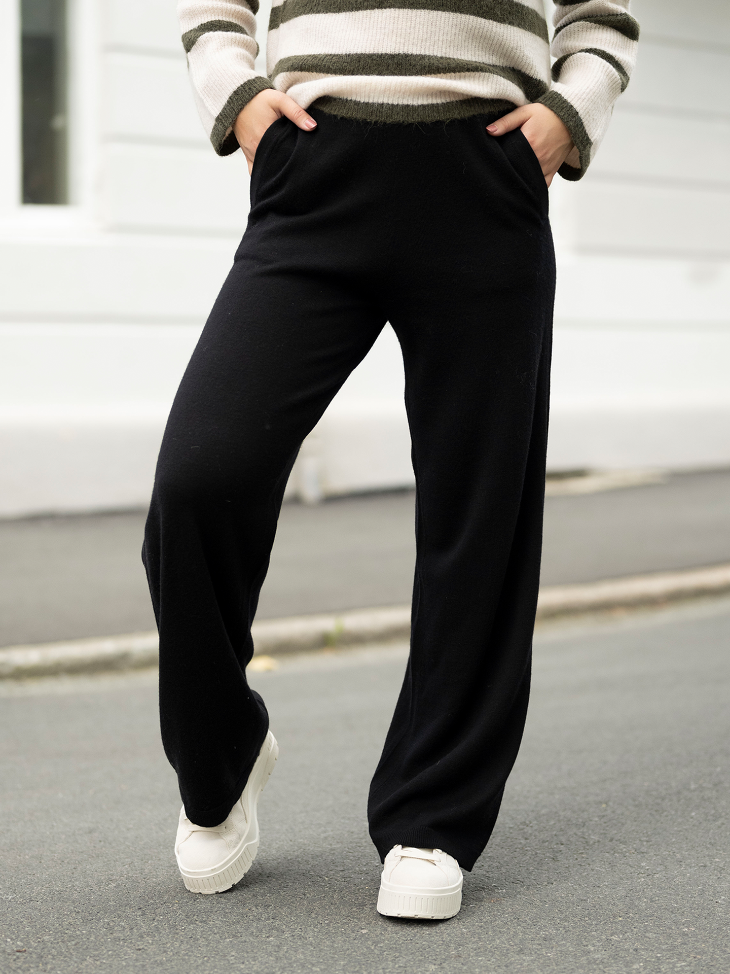 Hella High Waist Knit Pants