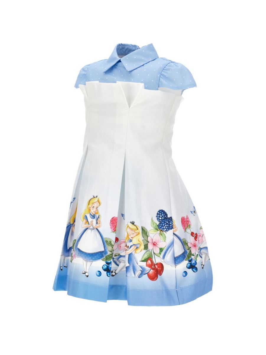 Monnalisa Alice Bustier Satin Dress