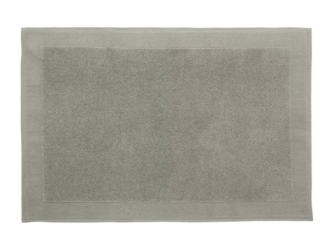 Tapis de bain 1350 g/m² 50x70 cm BAMAKO coton vert Laurier