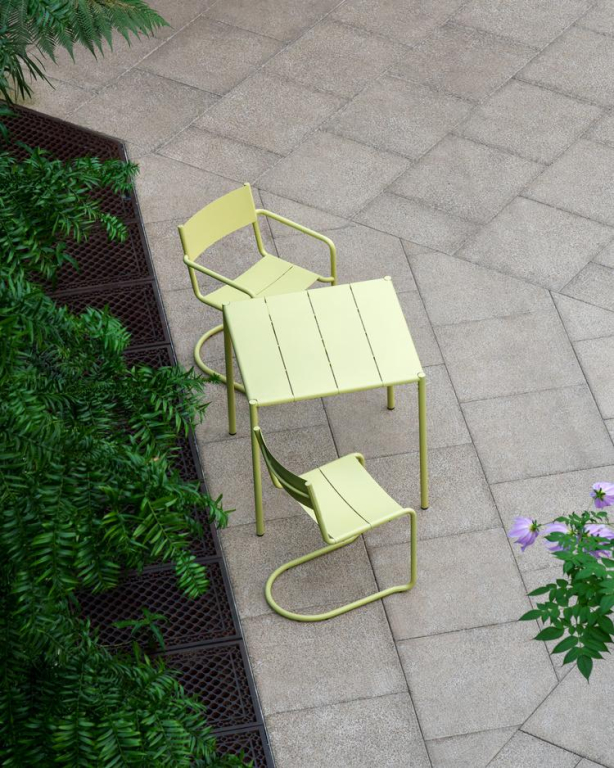 Nine Sine Dining eettafel 75,5x75,5 Dark Green