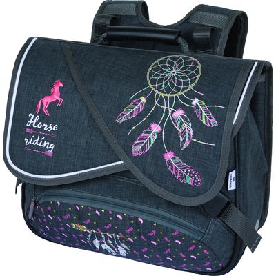 Cartable Cheval 38 cm - 2 compartiments - Oberthur