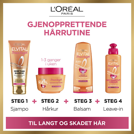Hårkur m. keratin og castorolie langt og skadet hår